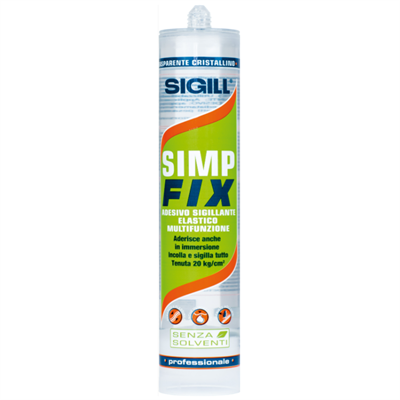 SIMP FIX TRASPARENTE CRISTALLINO (CARTUCCIA) 290ML
