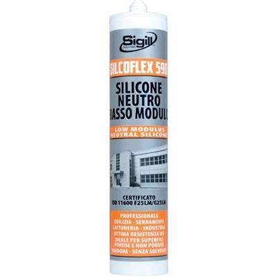 SILCOFLEX 590 ALLUMINIO 300ML SILICONE NEUTRO