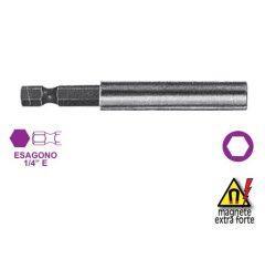PORTAINSERTI ATT.1/4 MAGNETICO L.100 C/ANELLO