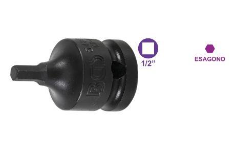 BUSSOLA A MACCHINA ATT.1/2 ESAG. M.12MM L.42