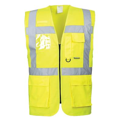 GILET EXECUTIVE ALTA VISIBILITÀ BERLINO EN471 - GIALLO