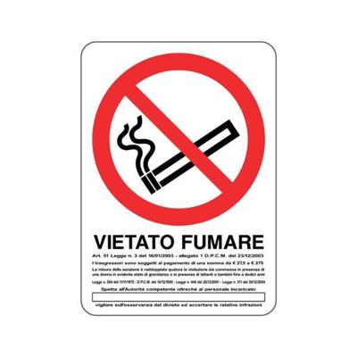CART.ALL.166x230 -VIETATO FUMARE-   LEGGE E SANZIONI
