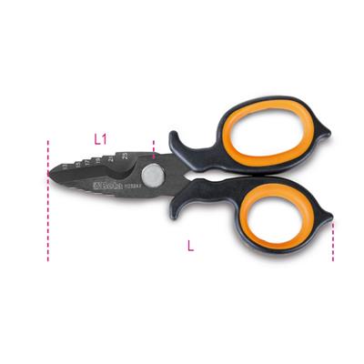 FORBICI ASIMMETRICHE INOX BAX